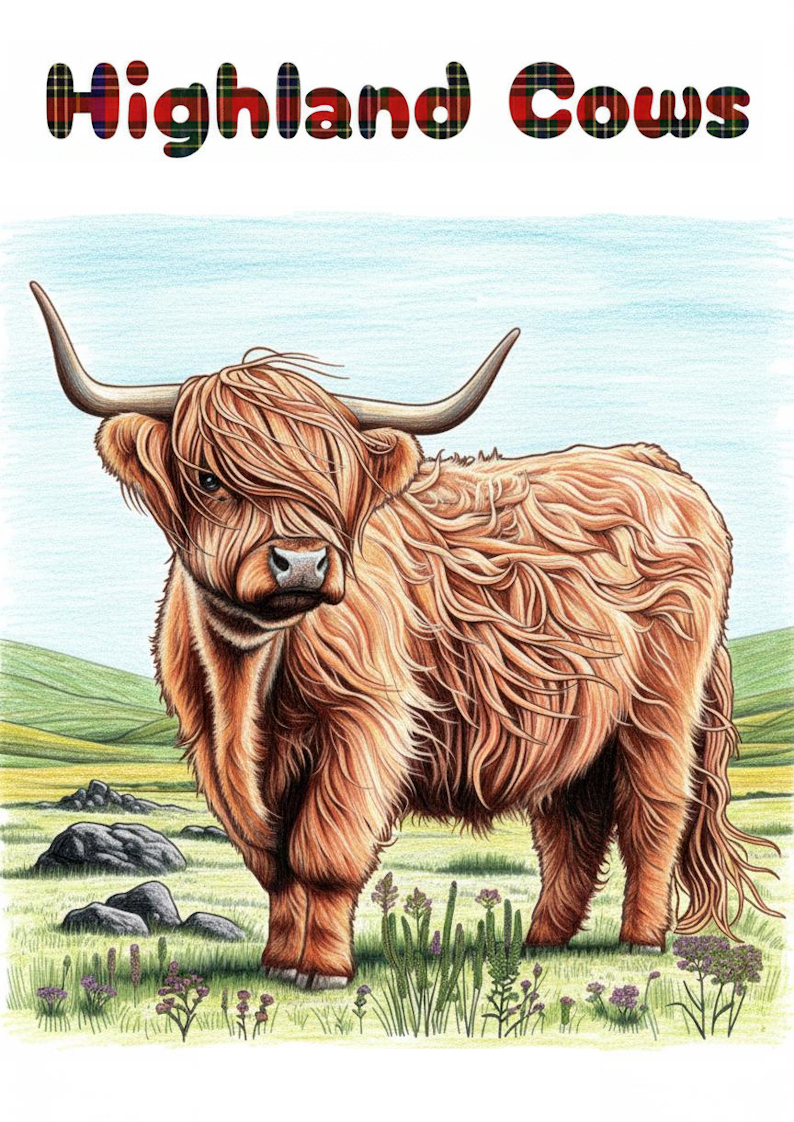 Highland Cows Book 1