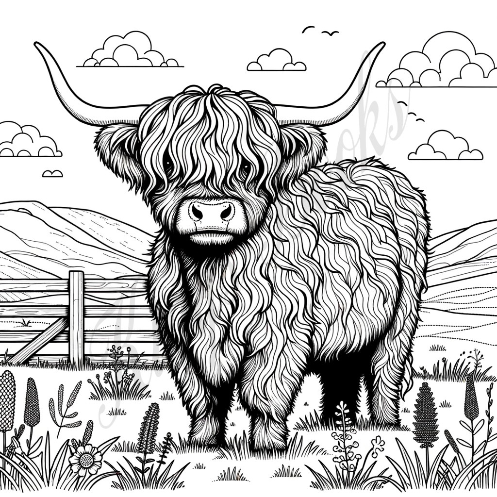 Highland Cows Book 1