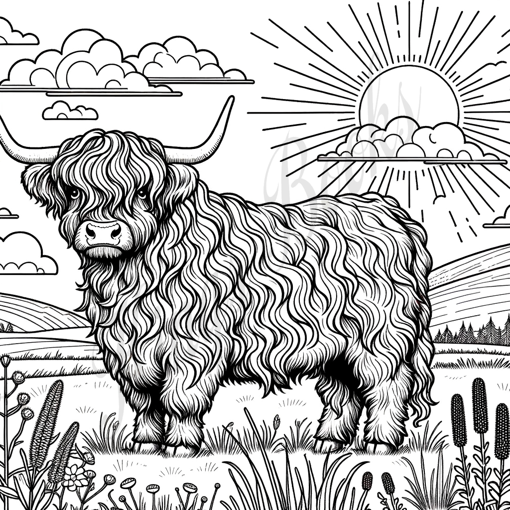 Highland Cows Book 1