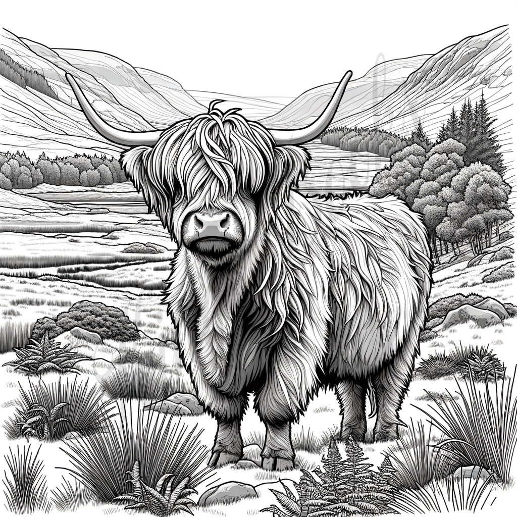 Highland Cows Book 1