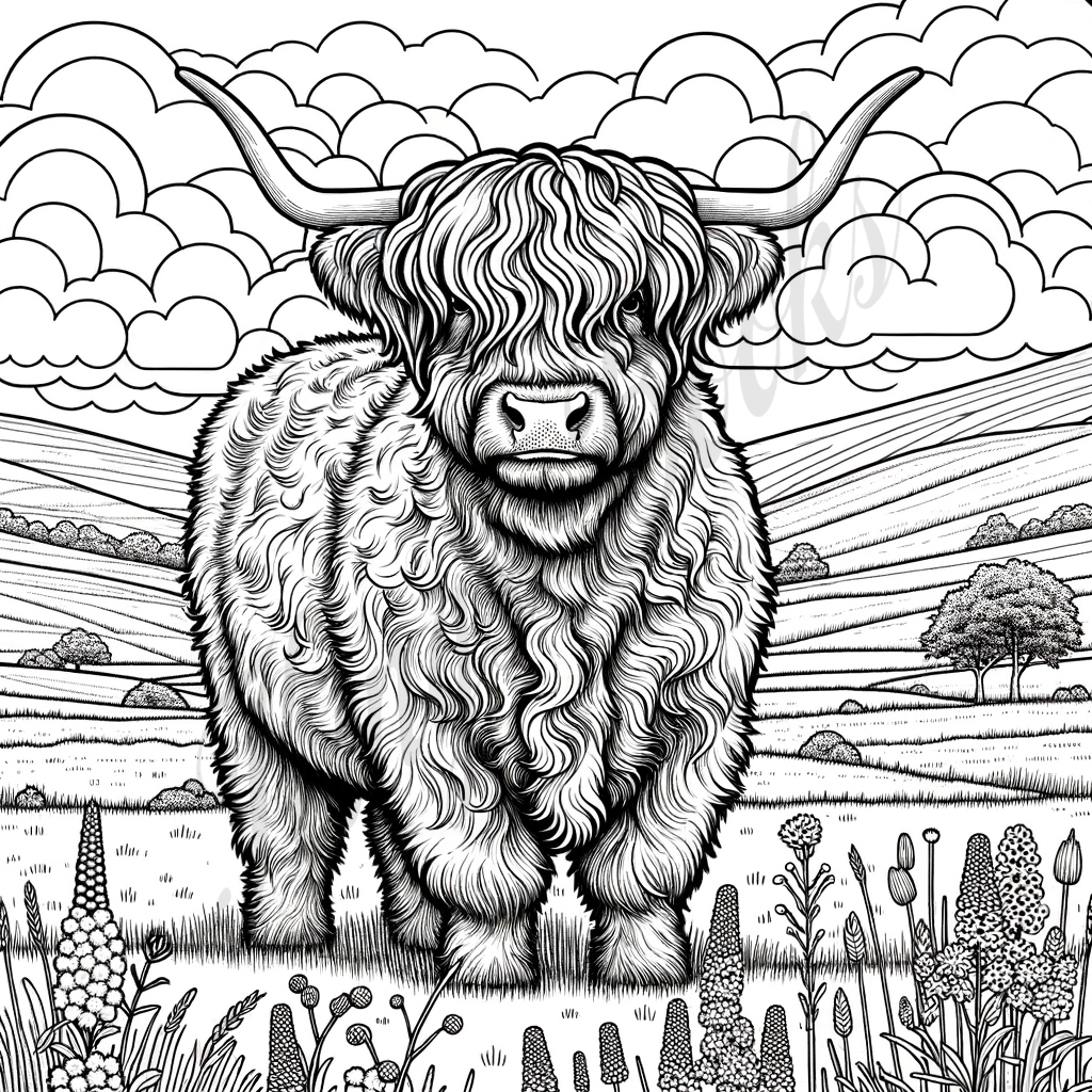 Highland Cows Book 1