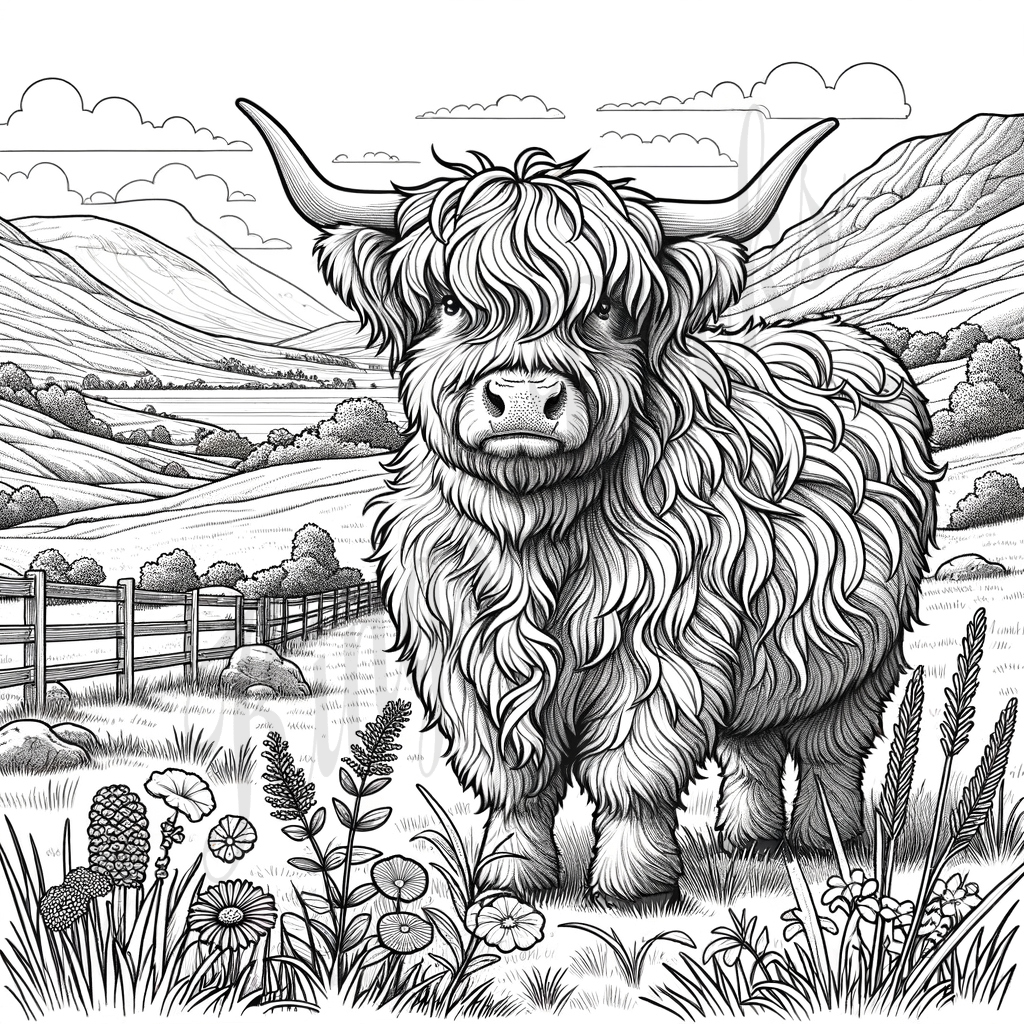 Highland Cows Book 1