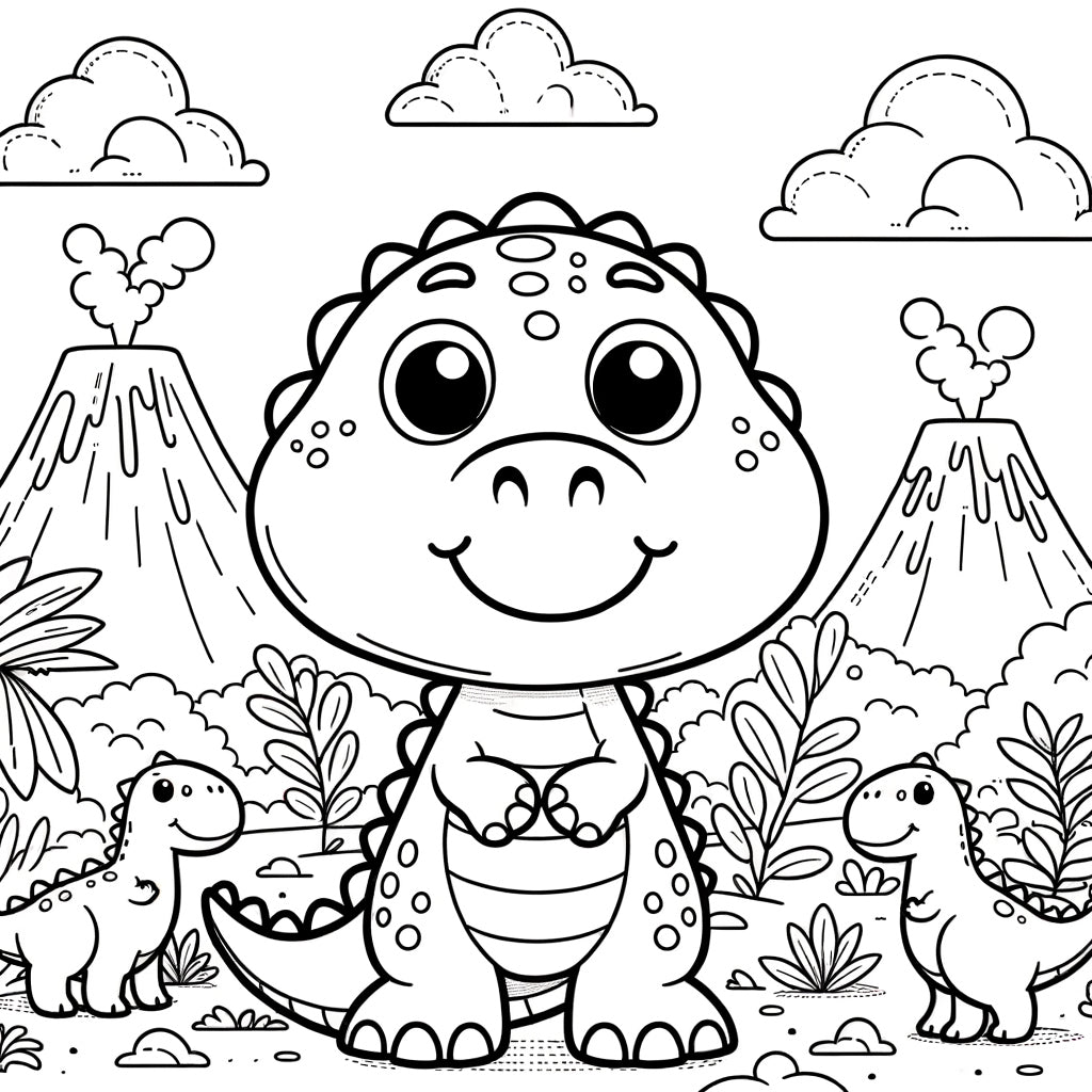 Color-a-saurus! Book 1
