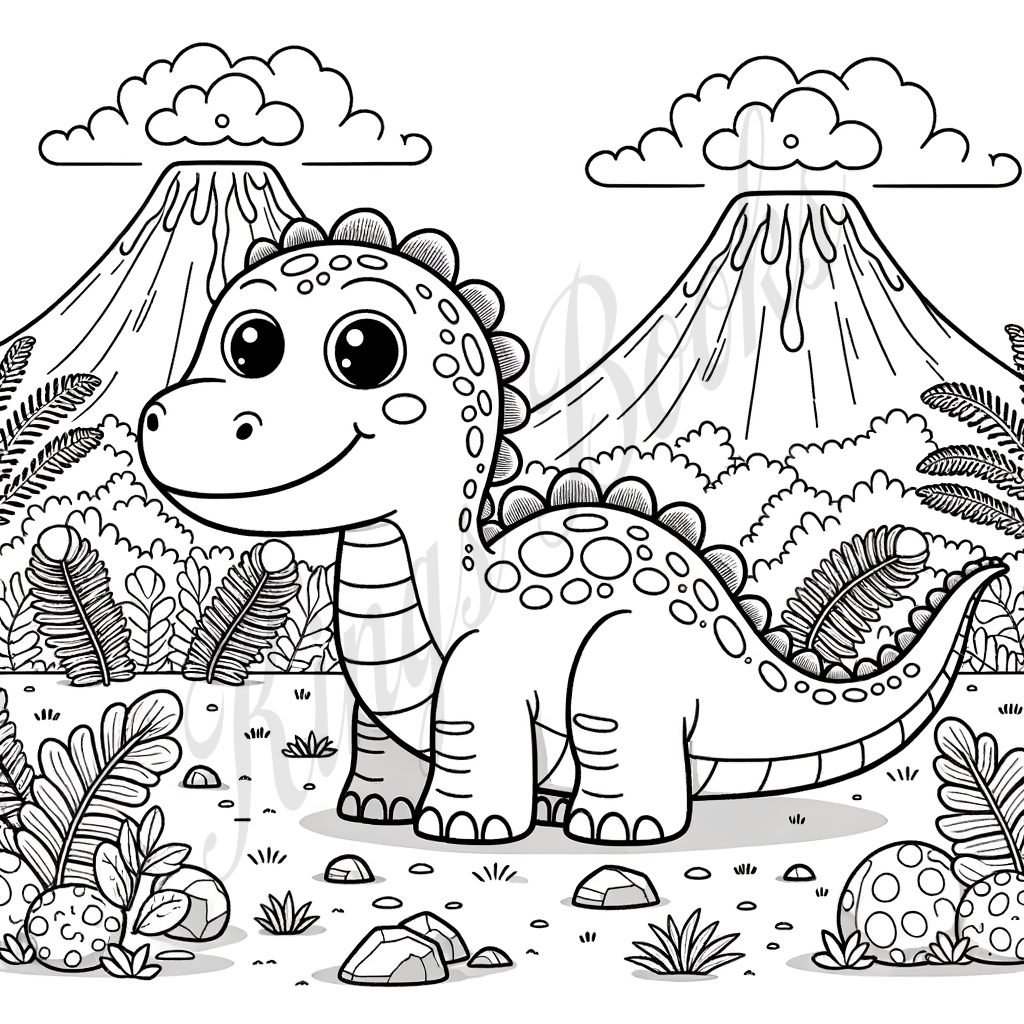 Color-a-saurus! Book 1+2