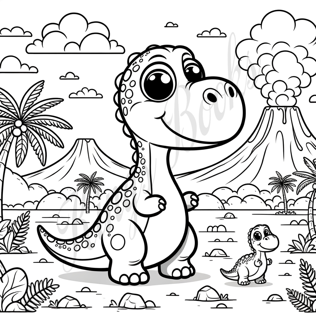 Color-a-saurus! Book 2