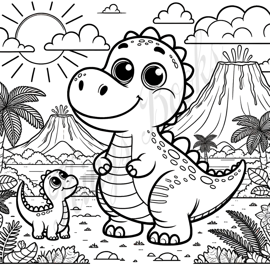 Color-a-saurus! Book 1