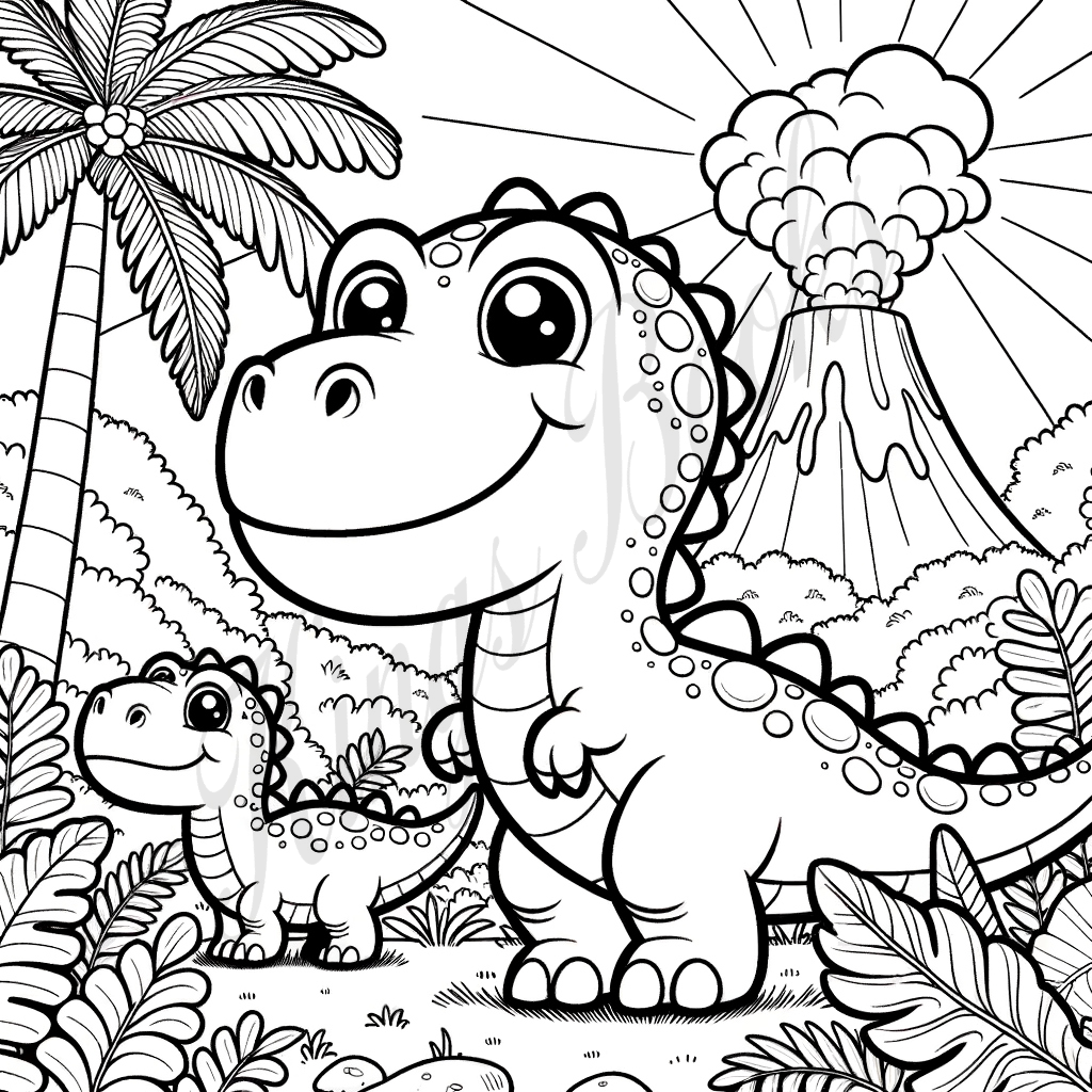 Color-a-saurus! Book 2